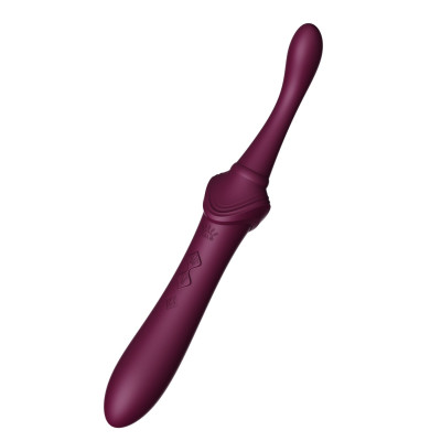 Вагінально-кліторальний вібратор Zalo — Bess 2 Velvet Purple