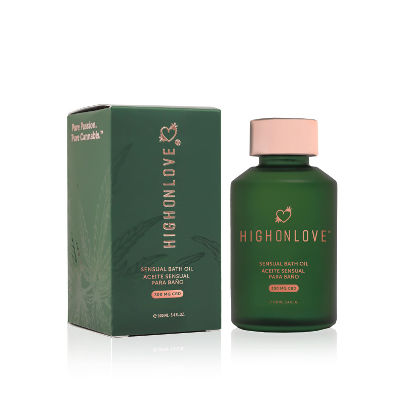Олія для ванни з CBD HighOnLove Sensual, 100 мл