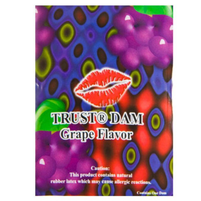 Серветка латексна Latex Dental Dams Grape 1 шт