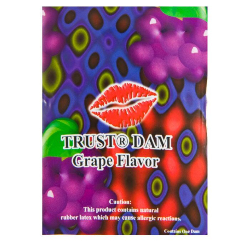 Серветка латексна Latex Dental Dams Grape 1 шт
