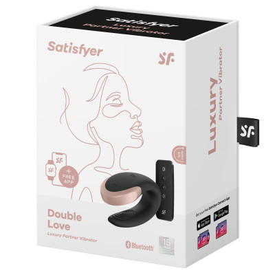 Смарт-вібратор для пар Satisfyer Double Love (Black) (м'ята упаковка)
