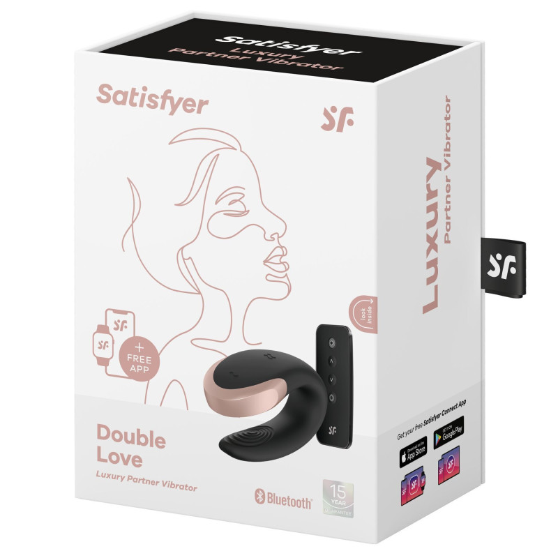Смарт-вібратор для пар Satisfyer Double Love (Black) (м'ята упаковка)