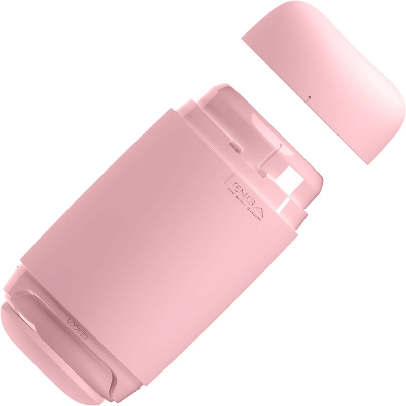 Мастурбатор TENGA PUFFY Strawberry Pink, ультрам'який матеріал, багаторазовий, наскрізний