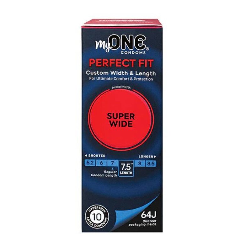 Презервативи MyONE Super Wide 10 шт, картонна коробка