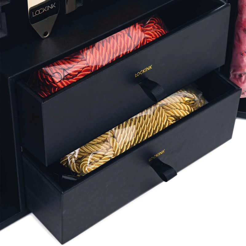 БДСМ-набір LOCKINK All в 1 BDSM Play Kit - Crocodile Leather