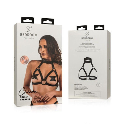Портупея Bedroom Fantasies Chiara Breast Harness, чорна