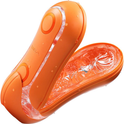 Мастурбатор Tenga Flip Orb - Sunset Orange, зі змінним стиском, зі стимулюючими кульками всередині