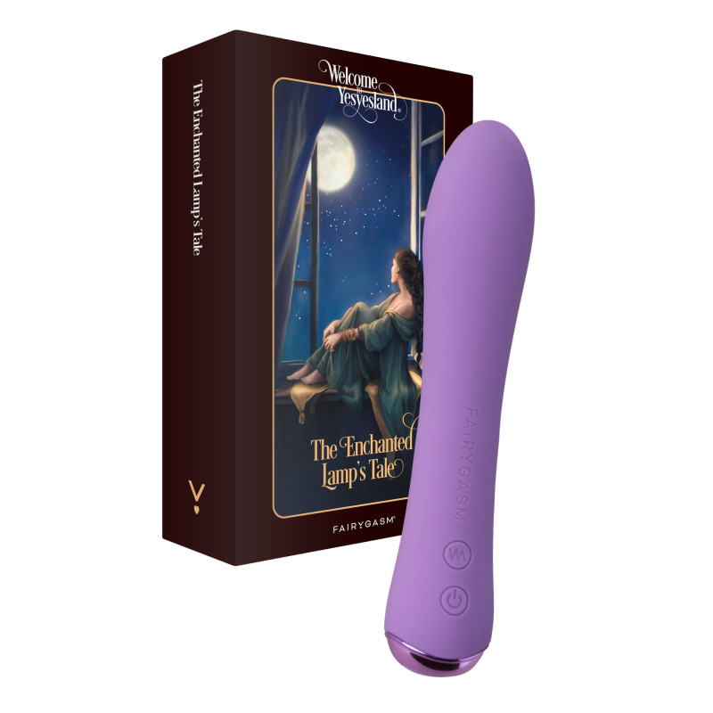 Вібратор із підігрівом FairyGasm WowGenie violet, підігрів до 42 °C