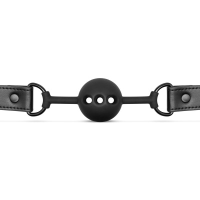 Кляп Bedroom Fantasies Ball Gag Breathable Silicone, чорна