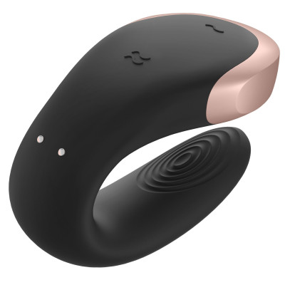 Смарт-вібратор для пар Satisfyer Double Love (Black) (м'ята упаковка)