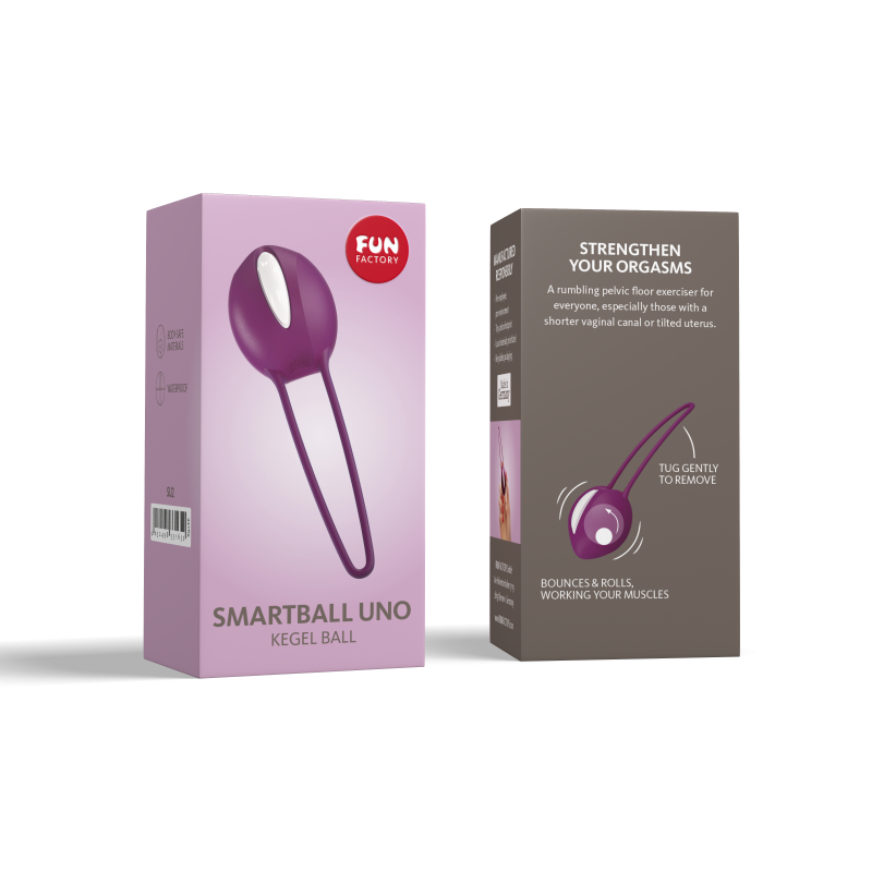 Вагінальна кулька Fun Factory Smartballs Uno White-Grape