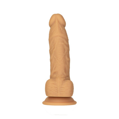 Фалоімітатор ADDICTION - 8ʼ DUAL DENSITY SILICONE DILDO - CARAMEL