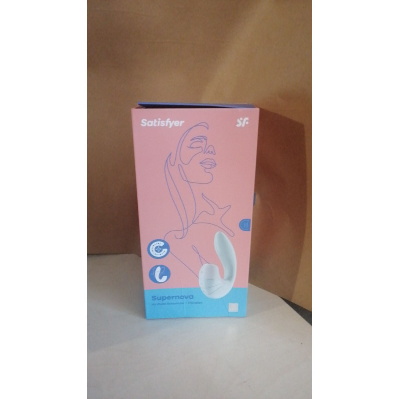 Вакуумний вібратор Satisfyer Supernova White (м'ята упаковка)