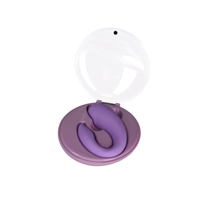 Вібратор для пар FairyGasm PleasureBerry violet, зарядний кейс, пульт ДУ