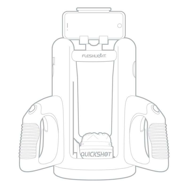 Автоматична секс-машина для чоловіків Fleshlight Quickshot Launch V2, оновлена модель