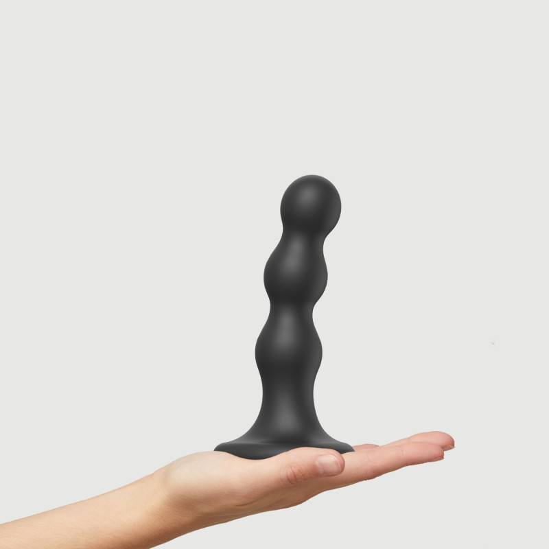 Насадка для страпону Strap-On-Me Dildo Plug Balls Black M