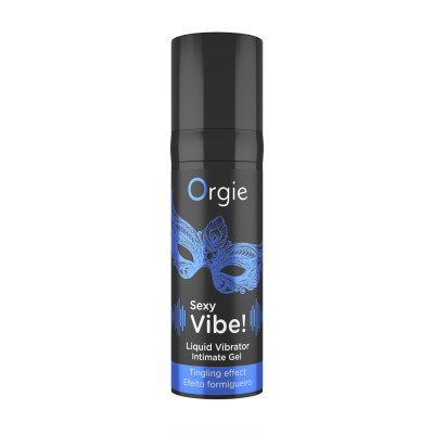 Набір для пари Orgie Vibe! Bunny (ерекційне віброкільце + рідкий вібратор)