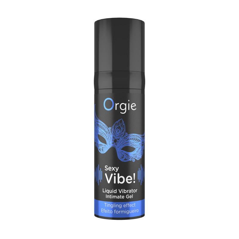 Набір для пари Orgie Vibe! Bunny (ерекційне віброкільце + рідкий вібратор)