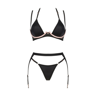 Комплект білизни Obsessive Selinne M/L (сет із 3)