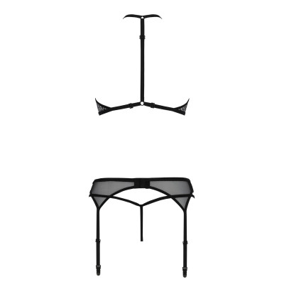 Комплект білизни SATARA SET Black L/XL Passion
