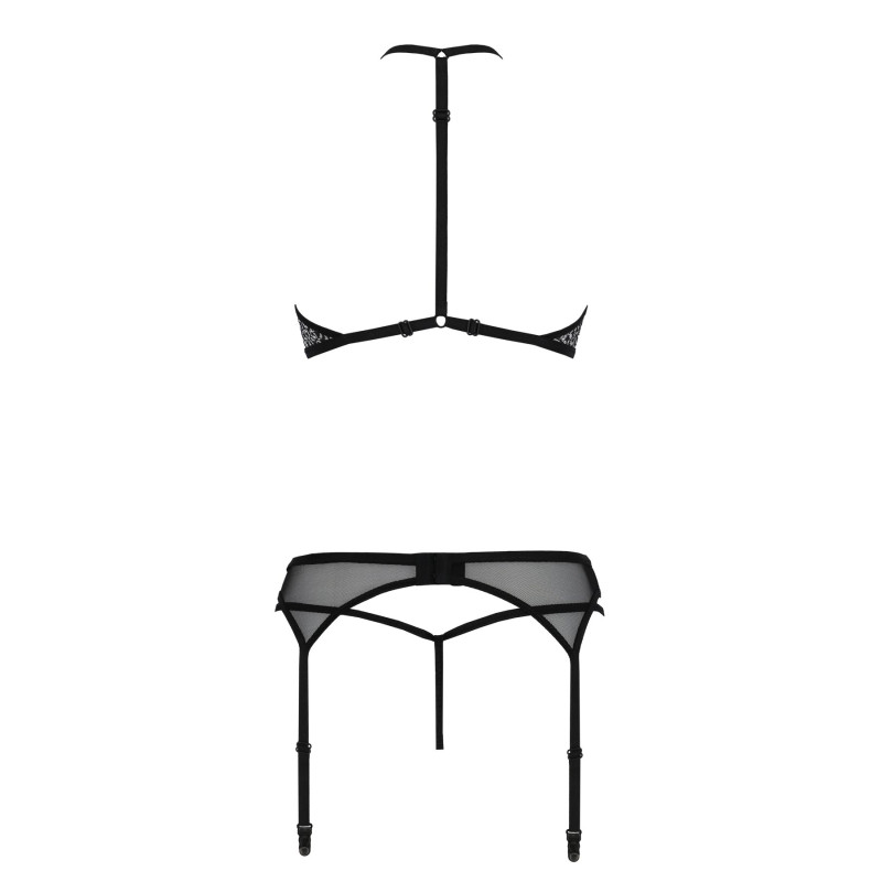 Комплект білизни SATARA SET Black L/XL Passion