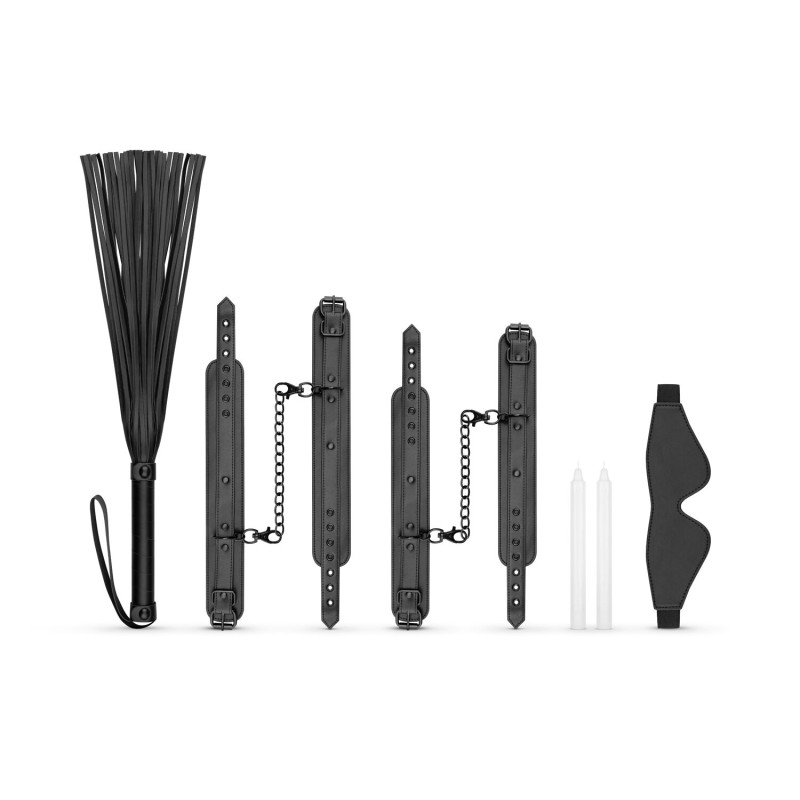 Набір для БДСМ Bedroom Fantasies Bondage Kit Set 5-piece, чорний