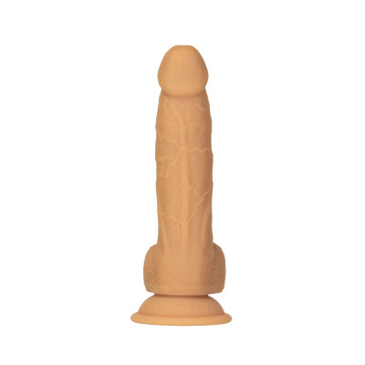 Фалоімітатор ADDICTION - 8ʼ DUAL DENSITY SILICONE DILDO - CARAMEL