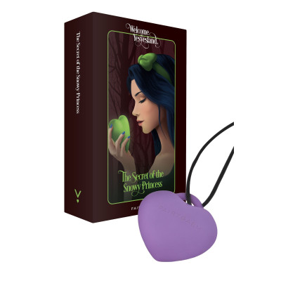 Міні-вібратор «Сердечко» FairyGasm PleasureStone Violet