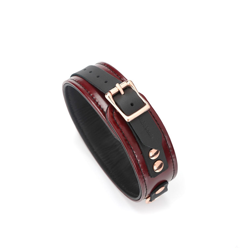 Нашийник з повідцем Liebe Seele Wine Red Collar and Leash (м'ята упаковка)