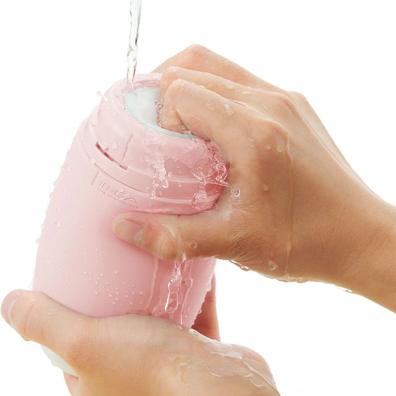 Мастурбатор TENGA PUFFY Strawberry Pink, ультрам'який матеріал, багаторазовий, наскрізний