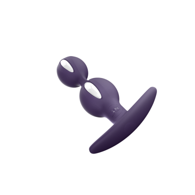 Анальні кульки Fun Factory B Balls Duo White-Dark Violet