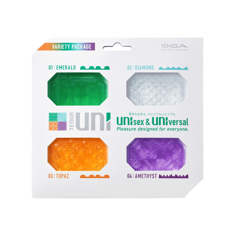 Набір мастурбаторів Tenga UNI Variety Pack (4 шт)