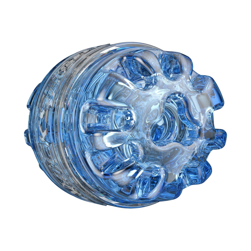 Мастурбатор Fleshlight Quickshot Turbo Blue Ice, компактний, відмінно для пар та мінету