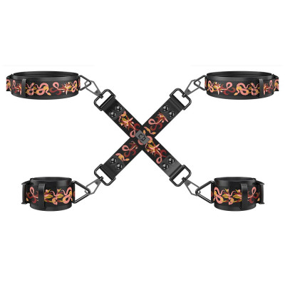БДСМ-набір LOCKINK Flowering Serpent - Bondage Set, 12 шт.