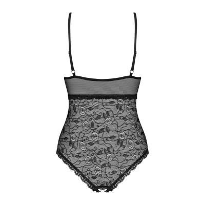 Боді з доступом Obsessive 818-TED-1 XS/S, чорне