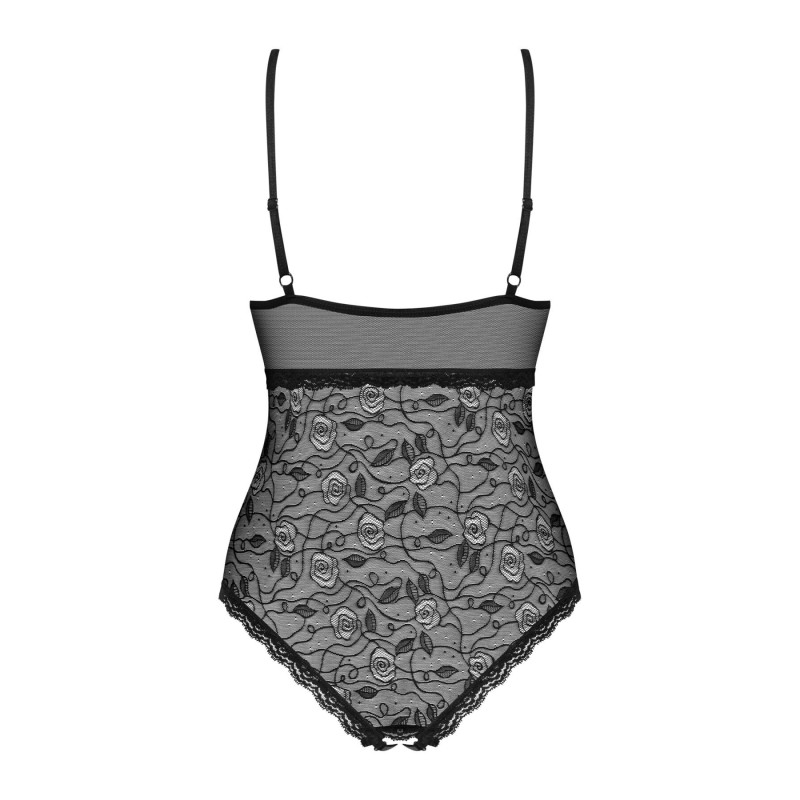 Боді з доступом Obsessive 818-TED-1 XS/S, чорне