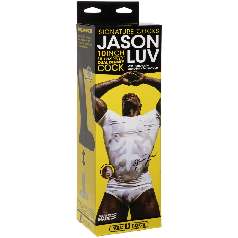 Фалоімітатор Doc Johnson Jason Luv 10 Inch Cock - ULTRASKYN, довжина 25.4 см