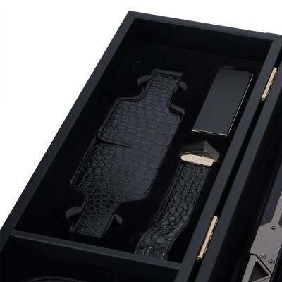 БДСМ-набір LOCKINK All в 1 BDSM Play Kit - Crocodile Leather