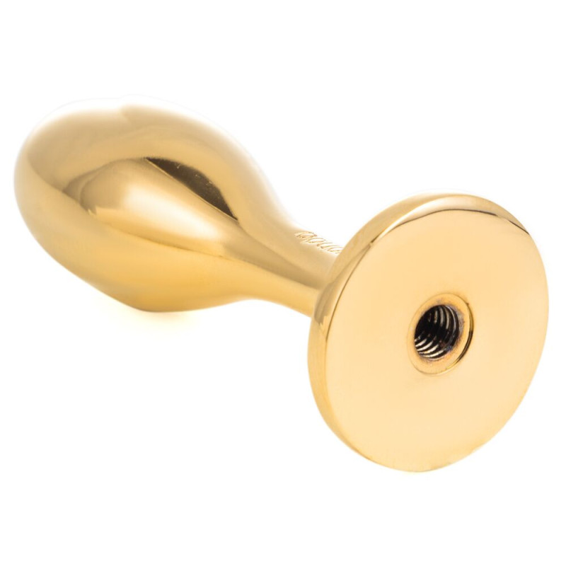 Металева анальна пробка Кролячий хвіст LOCKINK SEVANDA White Bunny-Tail Anal Rose-shape Plug