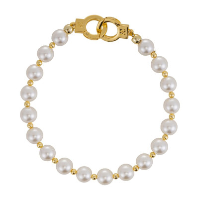 Перлинні наручники та поножі LOCKINK Pearl Handcuffs & Anklecuffs
