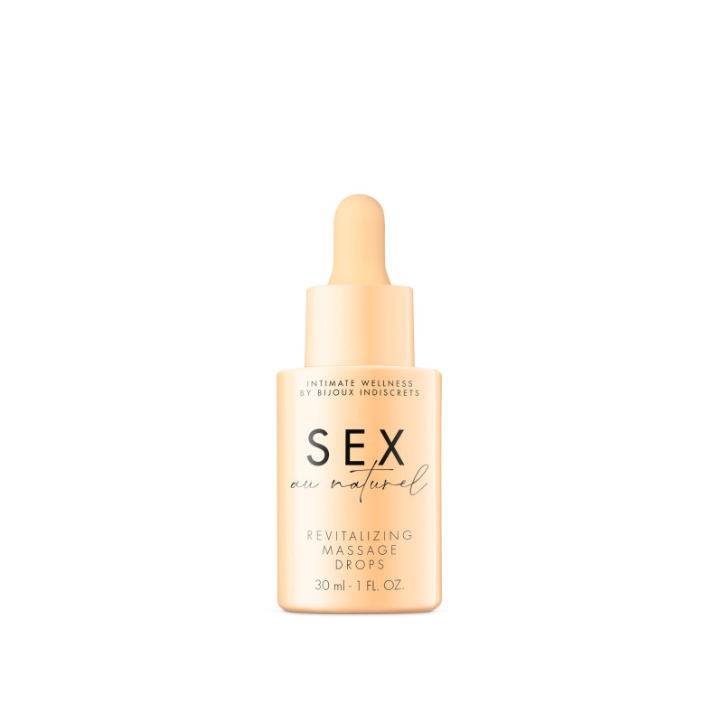 Відновлюючі краплі для інтимного масажу Bijoux Indiscrets Sex au Naturel Revitalizing Massage Drops 30 мл