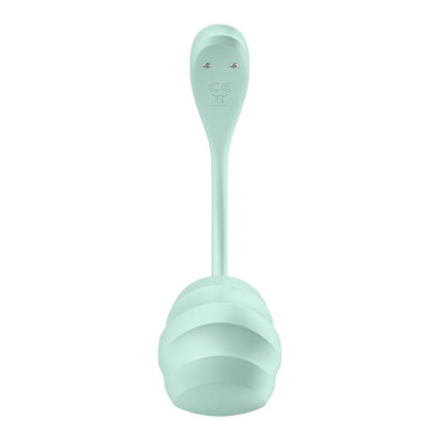 Віброяйце Satisfyer Smooth Petal Connect App Mint