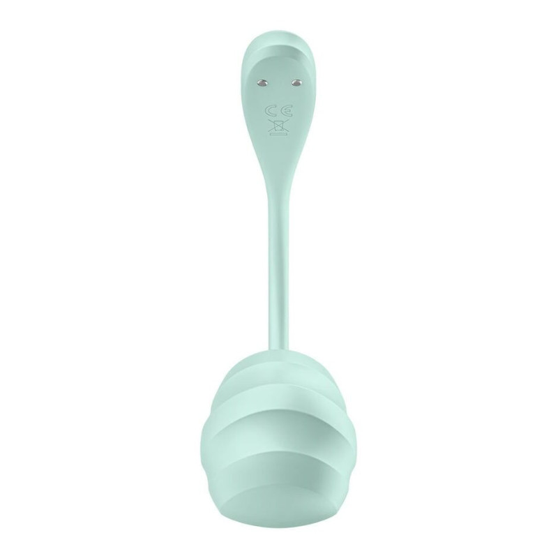 Віброяйце Satisfyer Smooth Petal Connect App Mint
