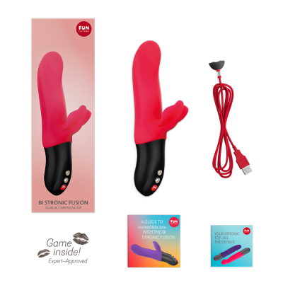 Вібратор-пульсатор Fun Factory Bi Stronic Fusion India Red