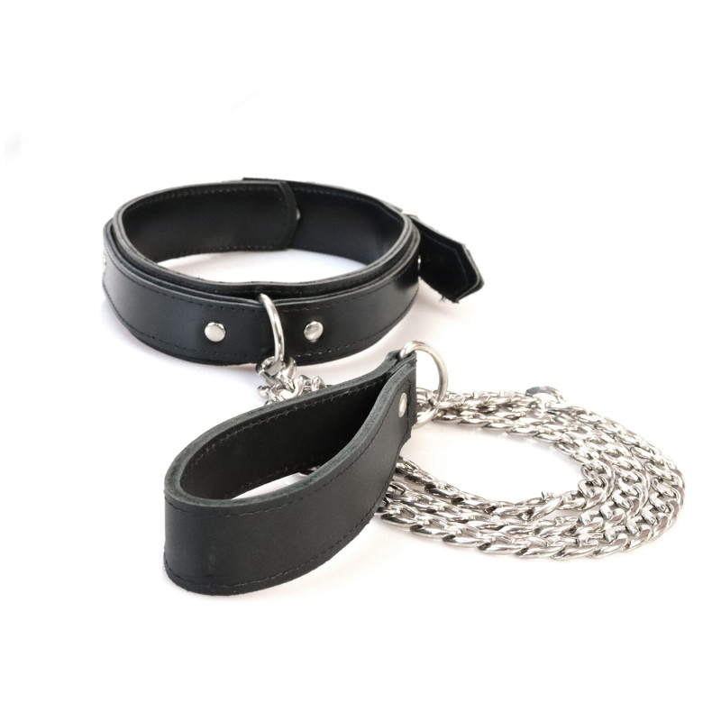 Нашийник з повідком з екошкіри Art of Sex - Emoji Collar with Leash