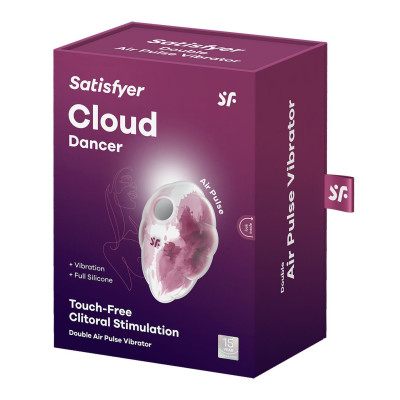 Вакуумний вібратор Satisfyer Cloud Dancer (Red) (м'ята упаковка)