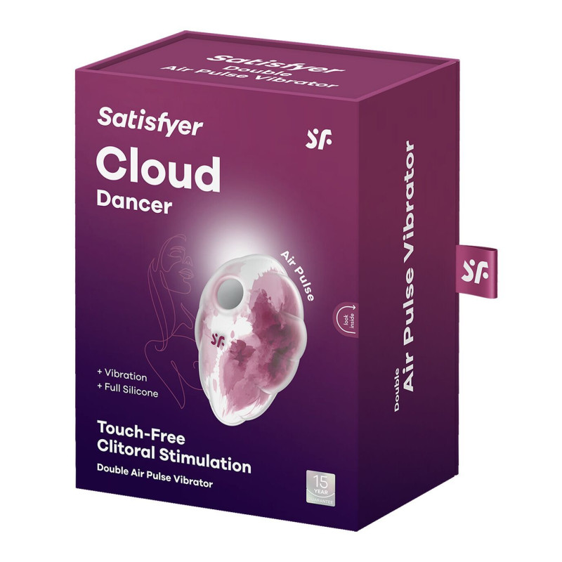 Вакуумний вібратор Satisfyer Cloud Dancer (Red) (м'ята упаковка)