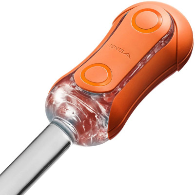Мастурбатор Tenga Flip Orb - Sunset Orange, зі змінним стиском, зі стимулюючими кульками всередині