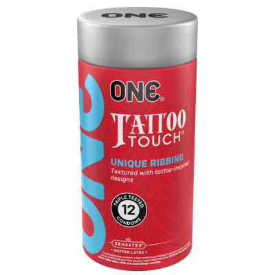 Презервативи ONE Tattoo Touch 12 шт Презервативи ONE Tattoo Touch 12 шт