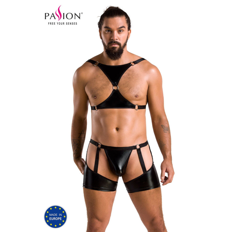 Чоловічий комплект білизни 047 SET ARON black XXL/XXXL - Passion